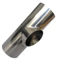 Тройник короткий равнопроходной, асептический, DIN AISI 316L 40